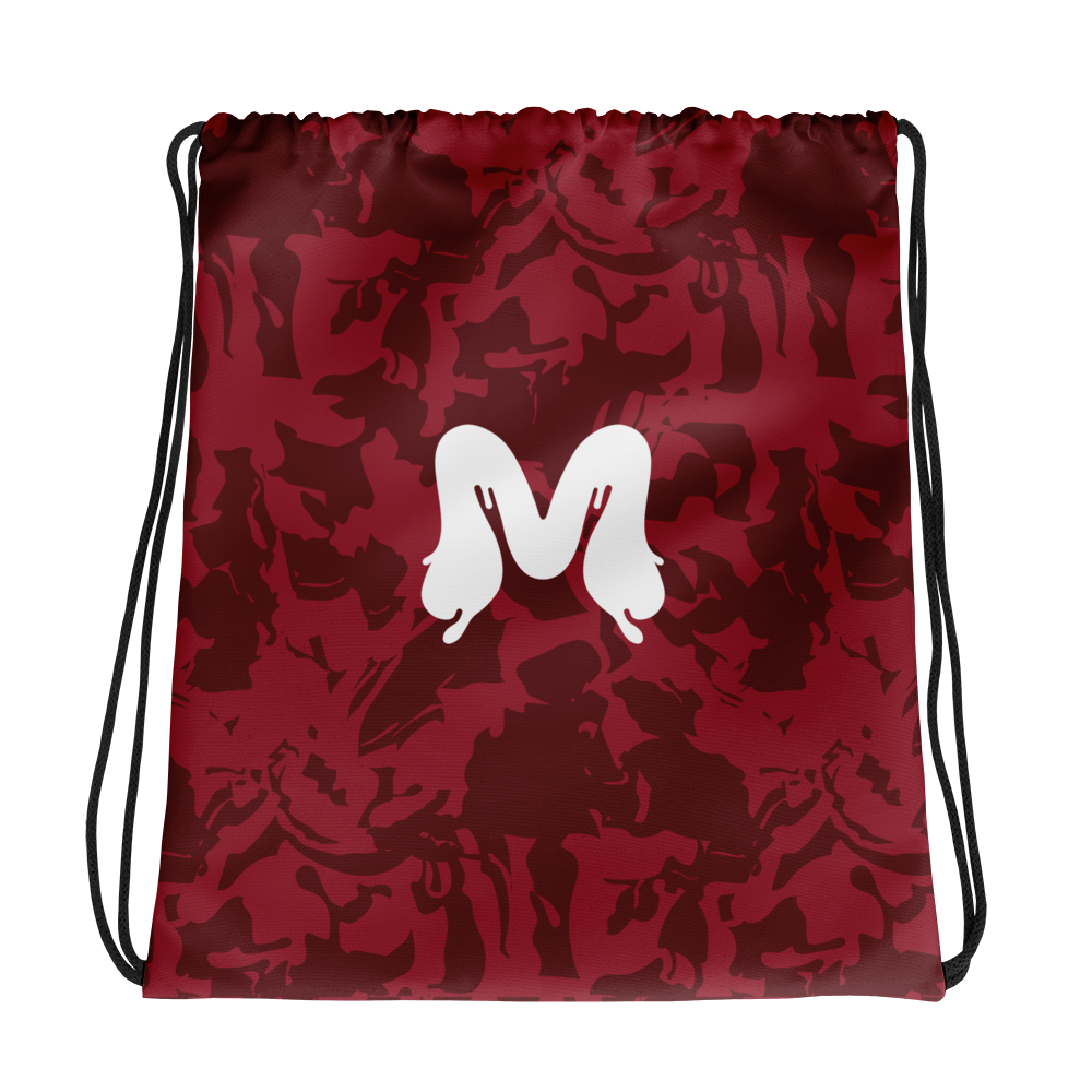 Launch Red Camo Drawstring Bag – Official Mush