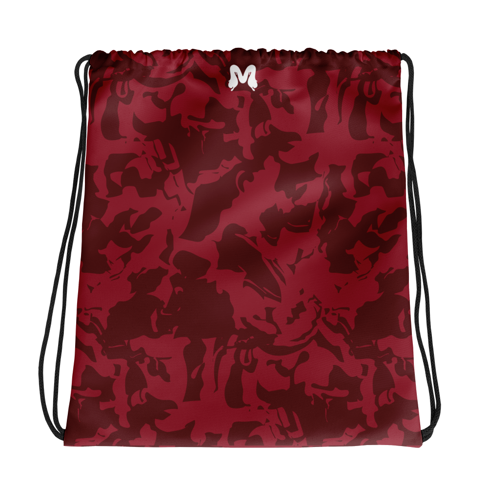 Launch Red Camo Drawstring Bag – Official Mush